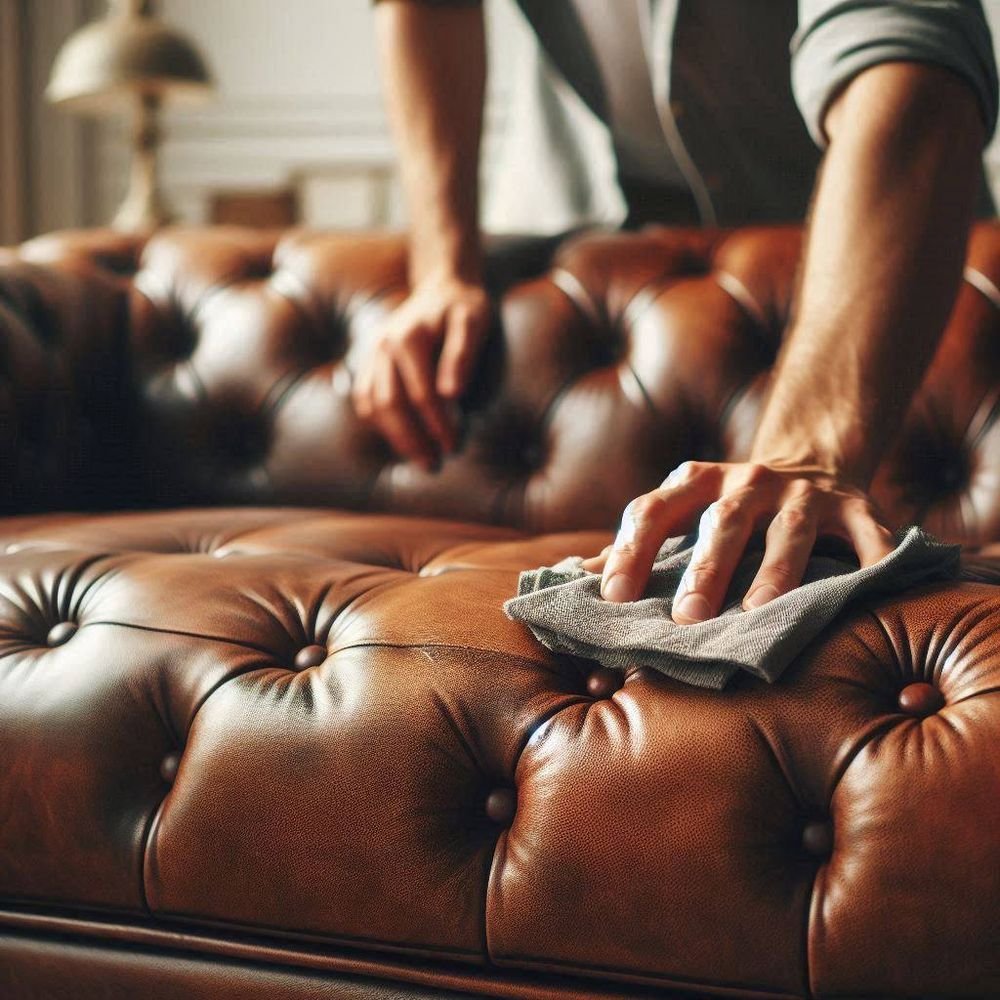Leather sofa repair
